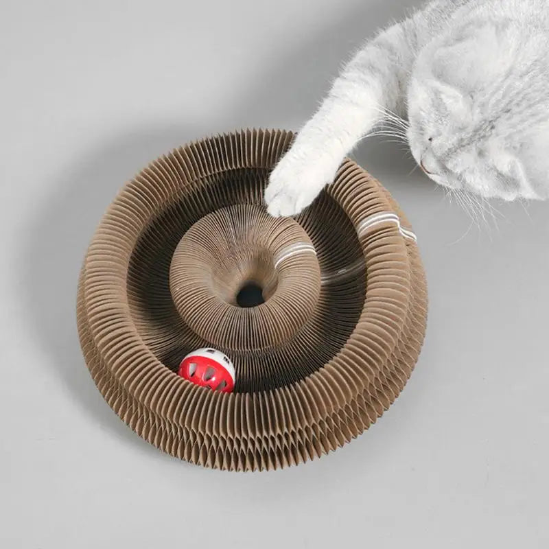 Foldable Cat Scratch Accordion Toy