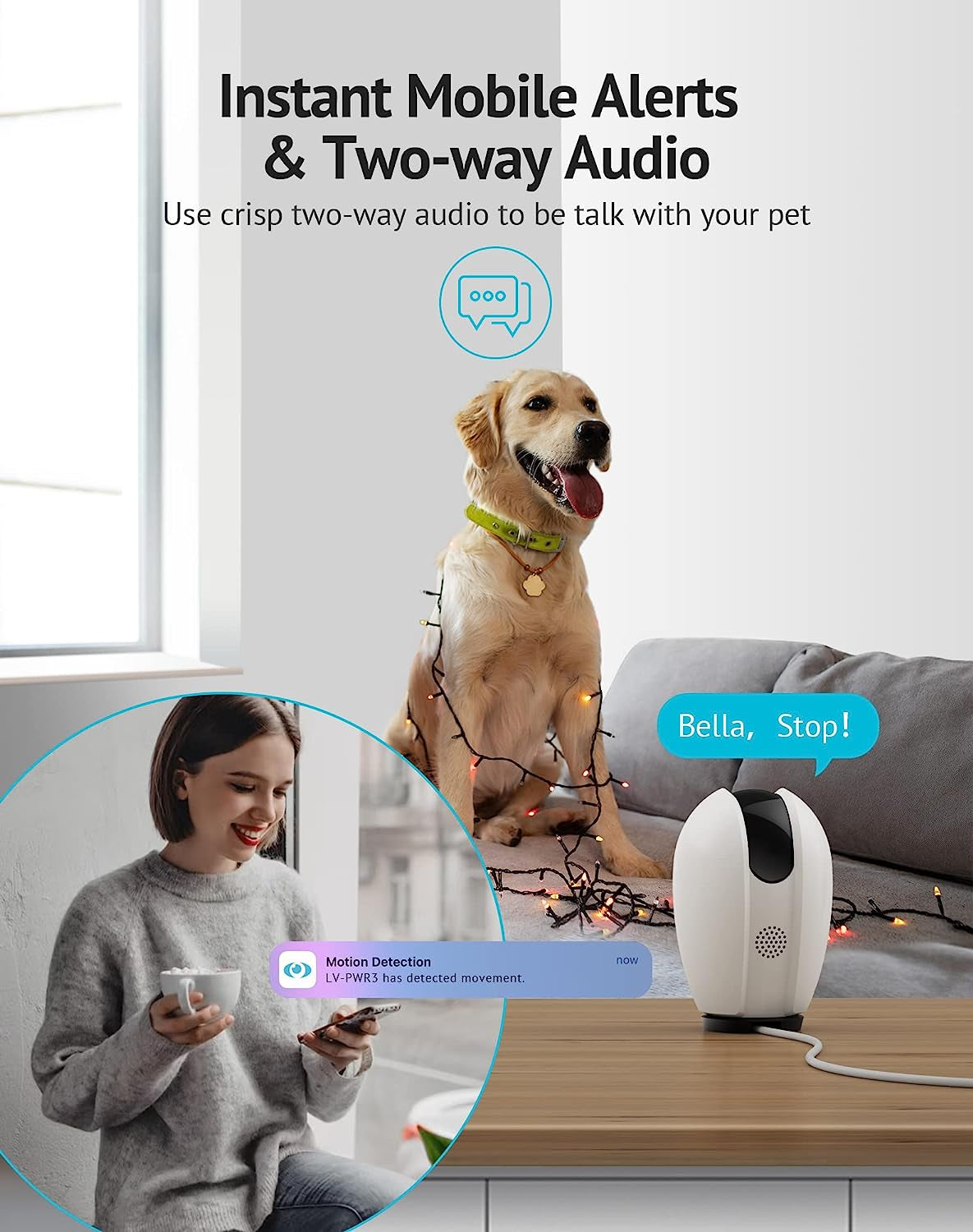  WIFI Pet Camera 