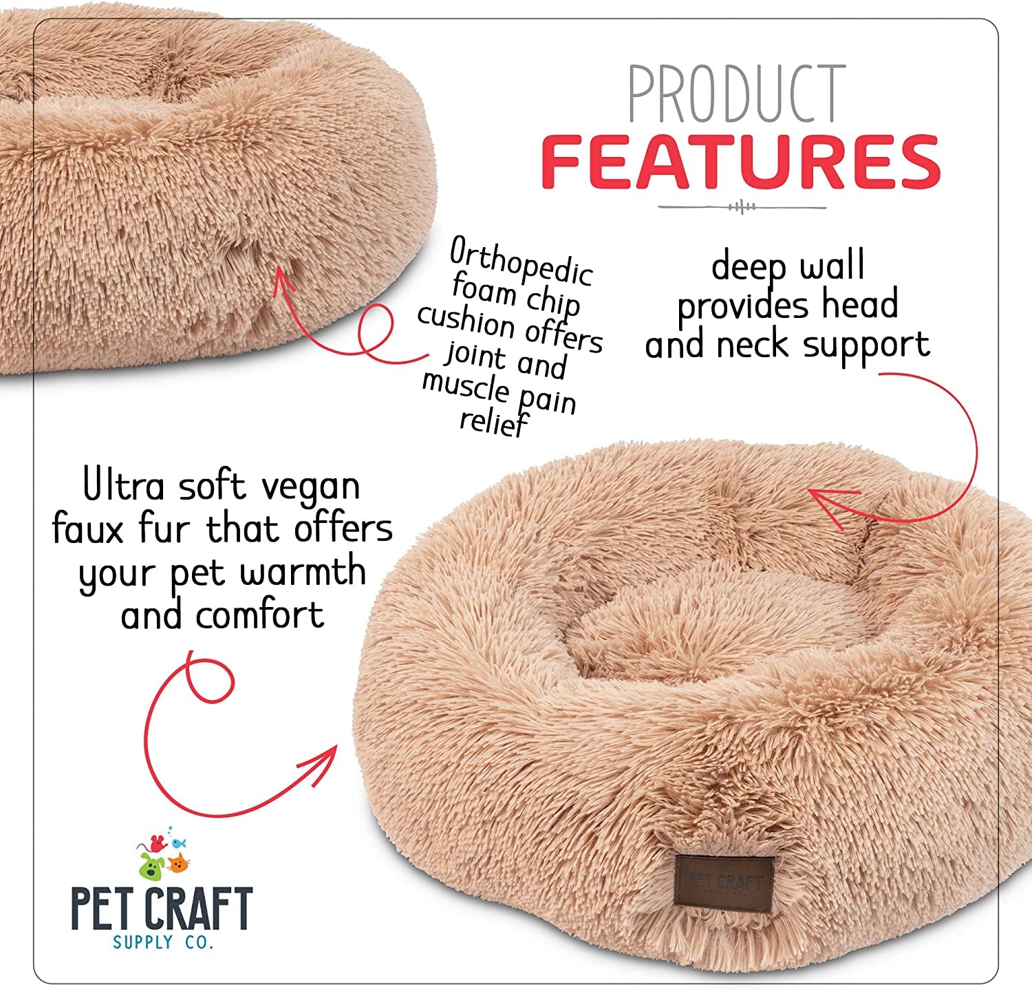 Anti-Anxiety Pet Bed 