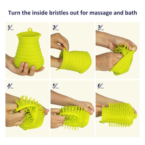  Silicone Foot Scrubber 