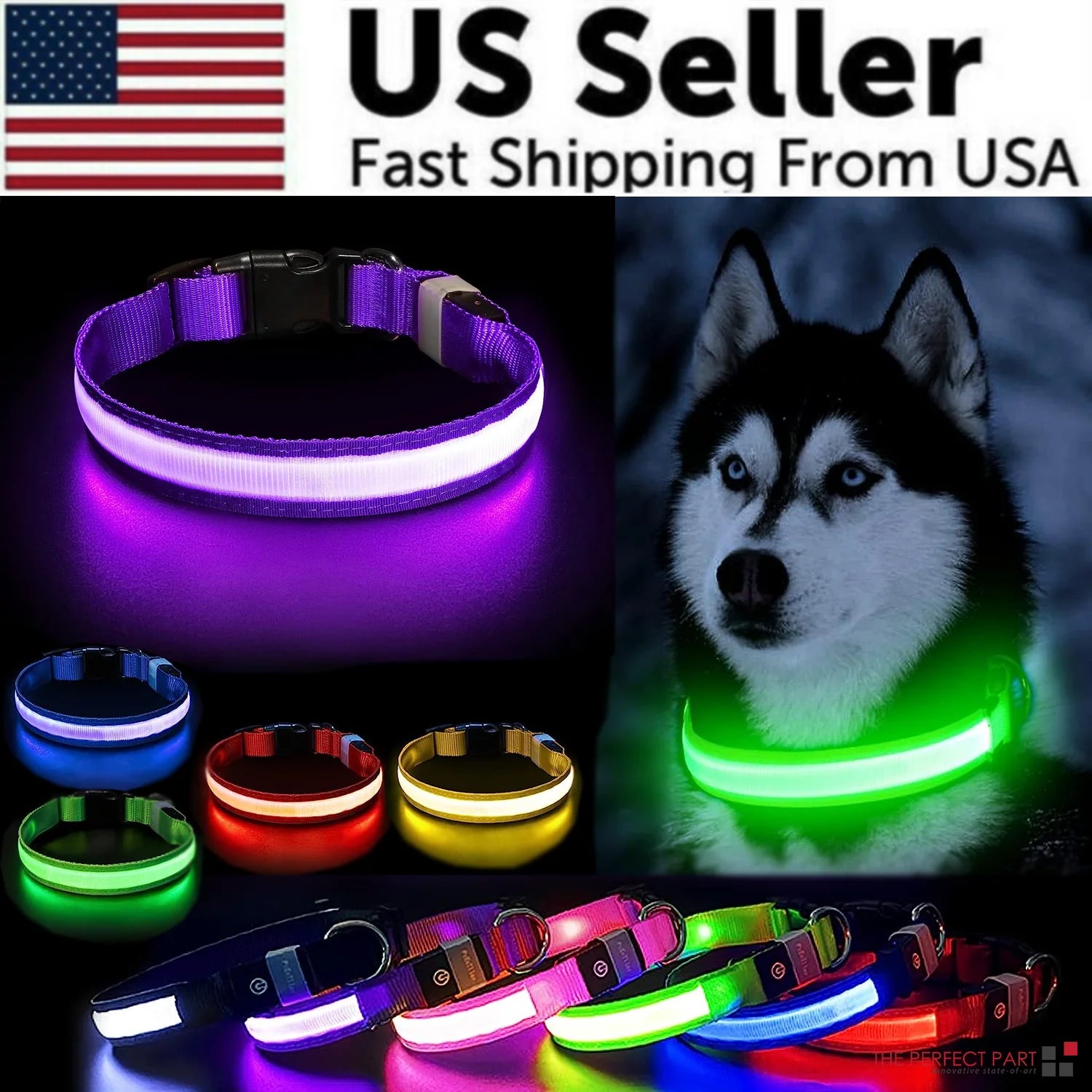  Adjustable Dog Collar  