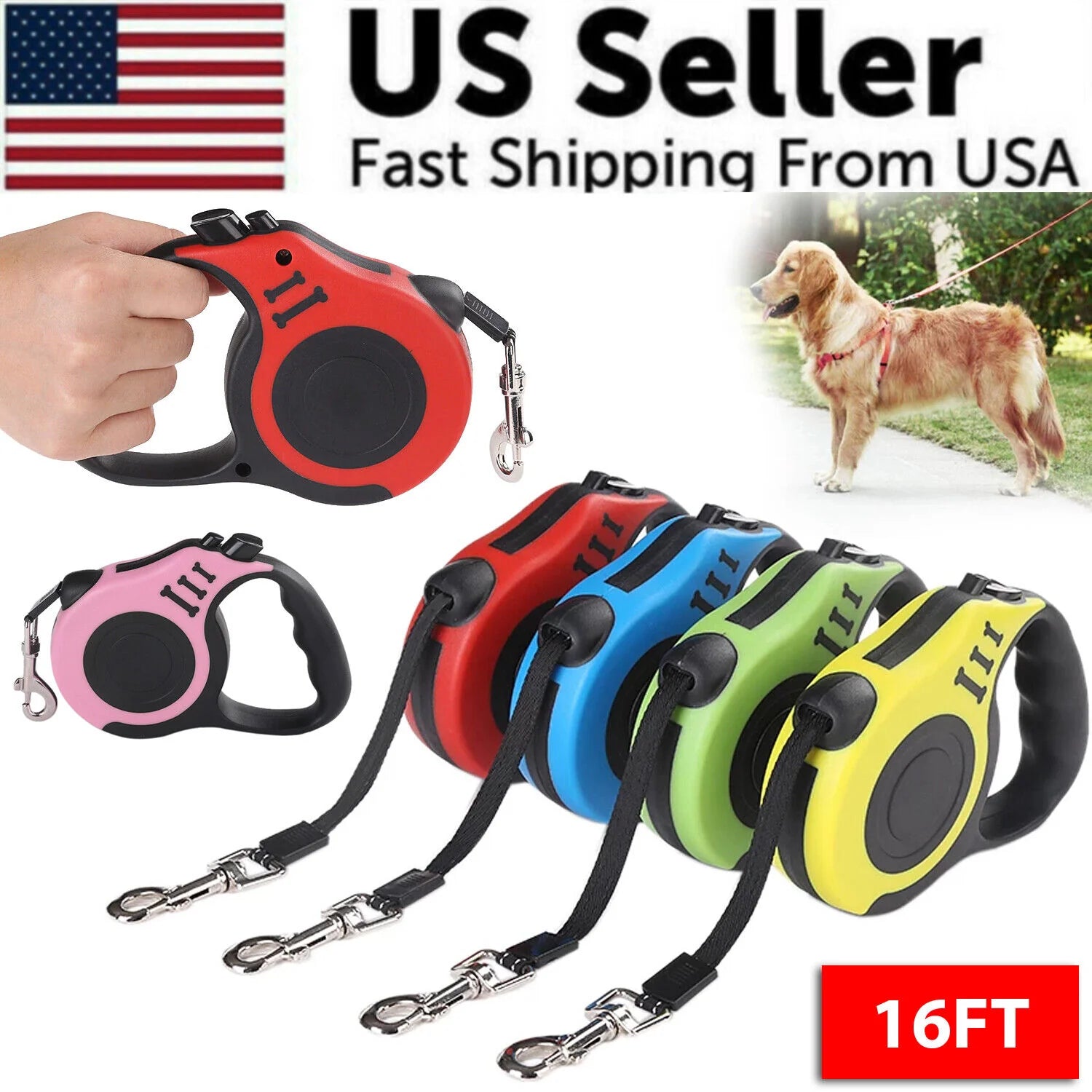 Automatic Dog Leash 