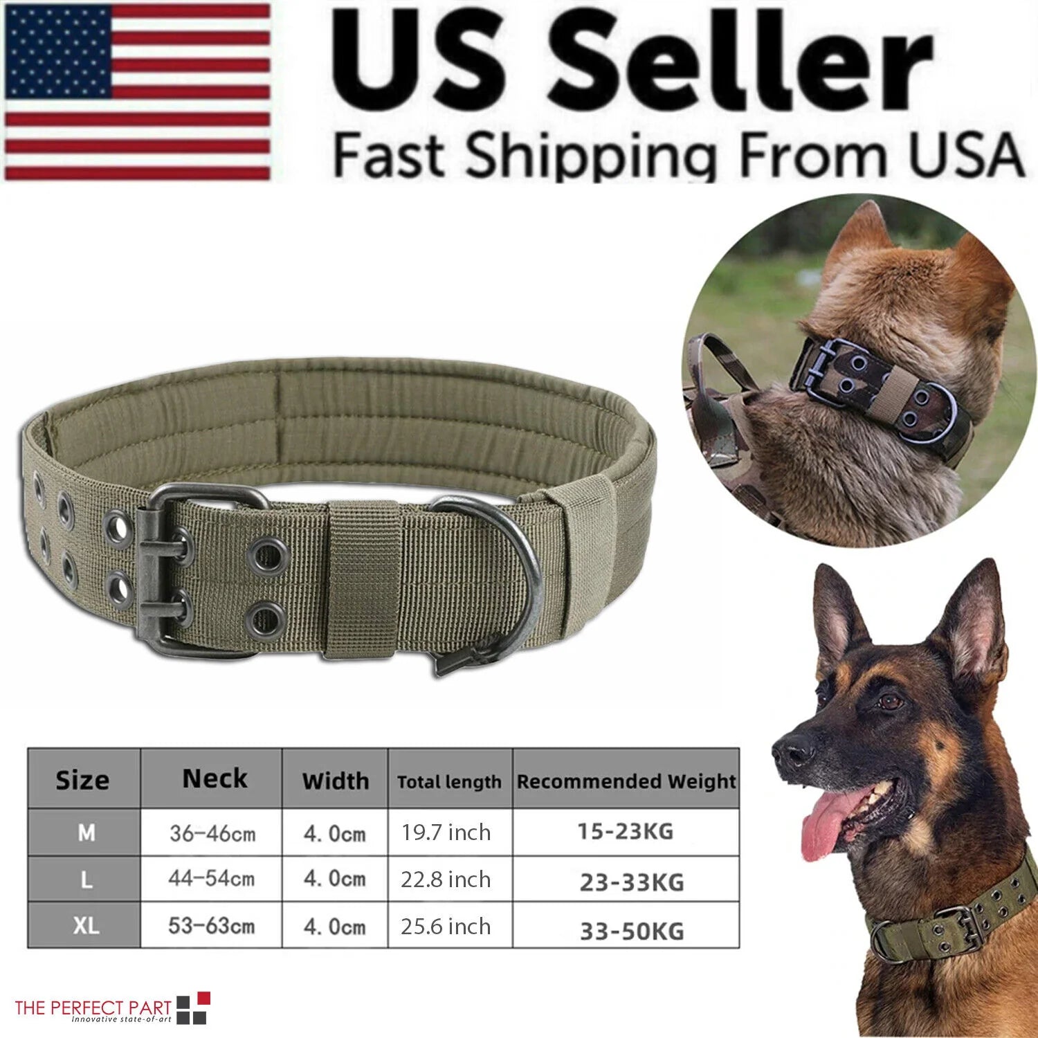 Miitary Dog Collar 