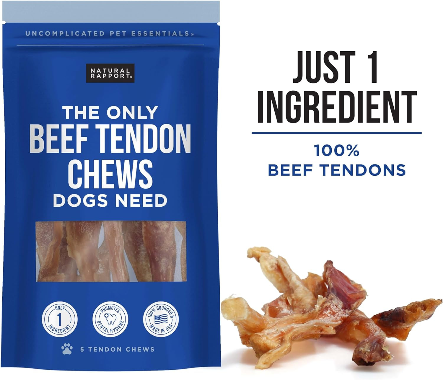 Beef Tendon Dog Treats 