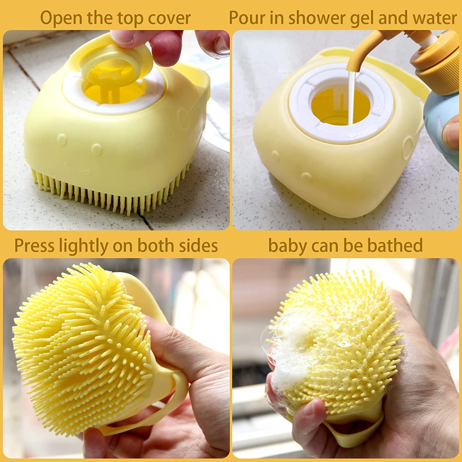 Dog Bath Brush 