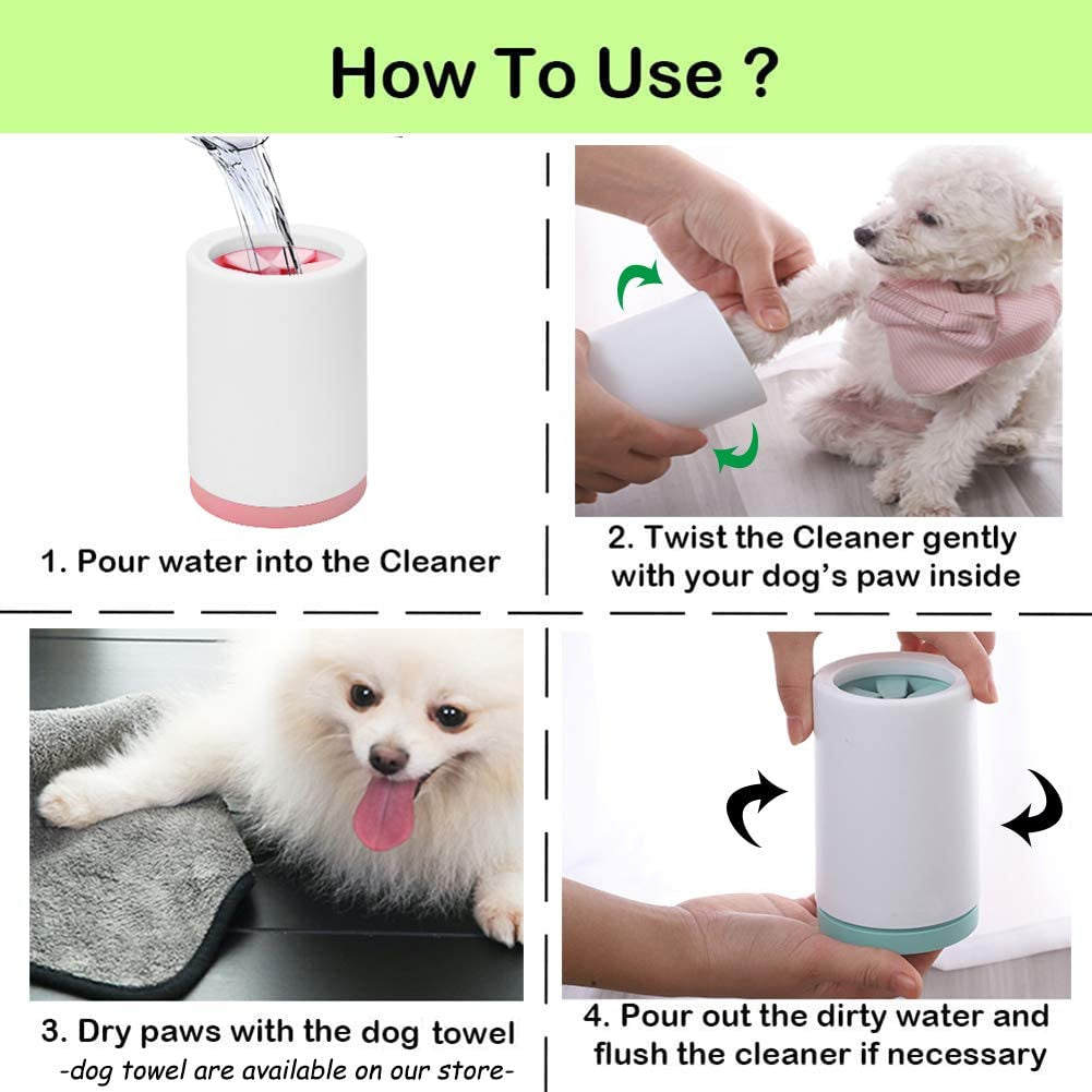 Portable Dog Paw Cleaner 