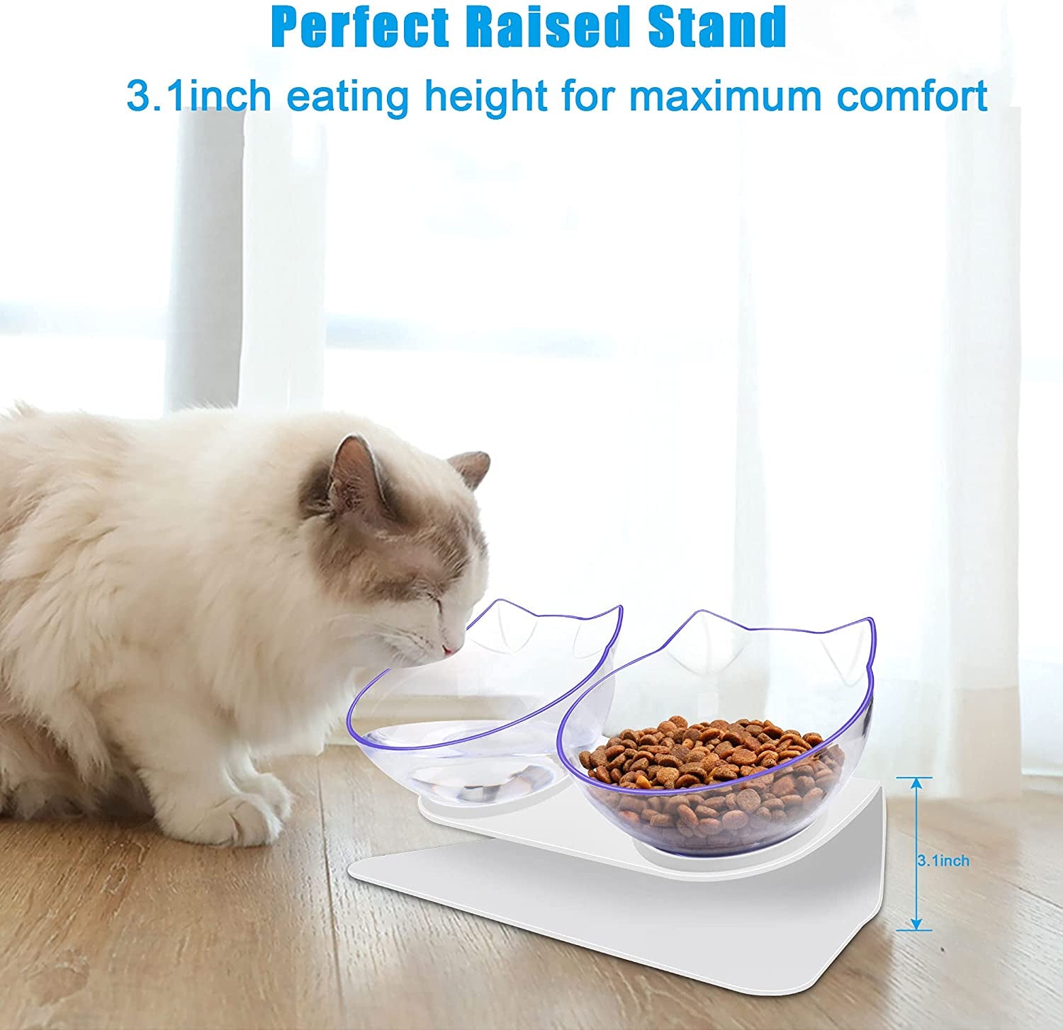  Elevated Cat Bowls  