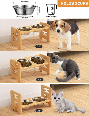  Adjustable Dog Bowls  