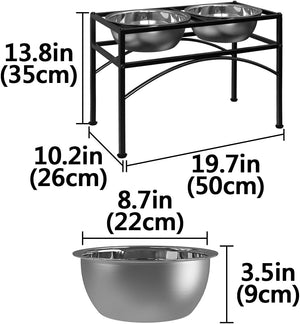  Raised Dog Bowl Stand 